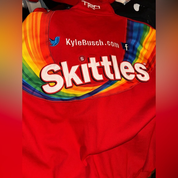 Nascar Red Skittles Racing Jacket - Picture 3 of 7